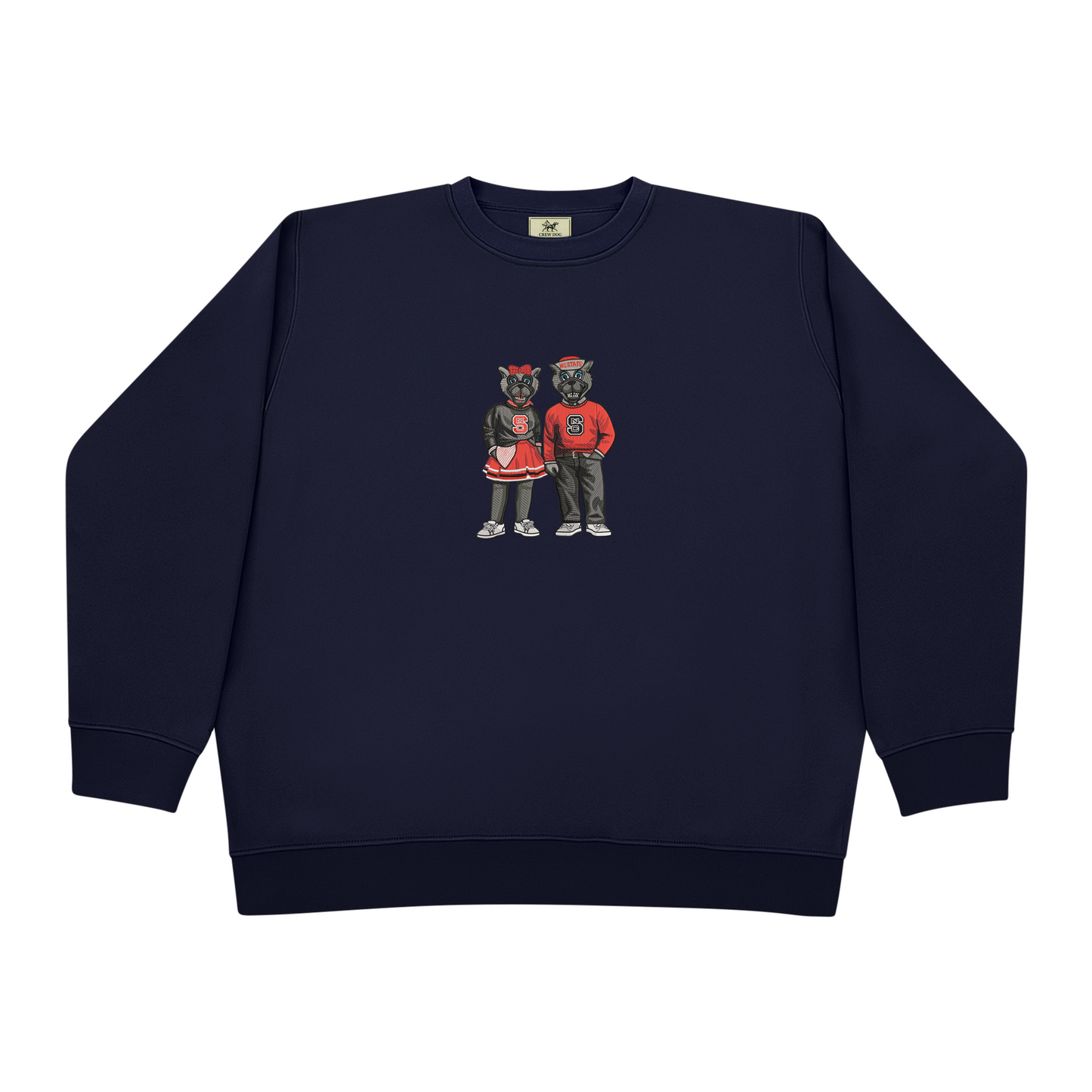 NC State Embroidered Crewneck