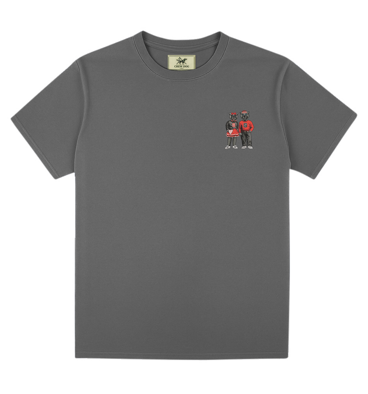 NC State Embroidered Tee
