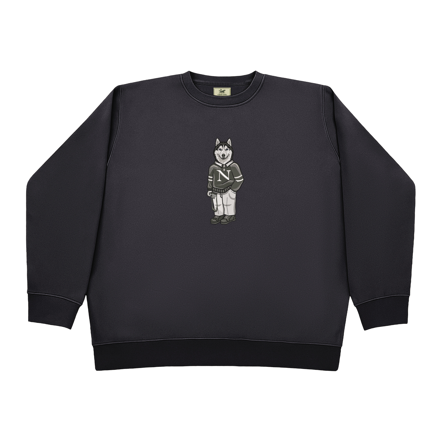 Northeastern Camera Embroidered Crewneck