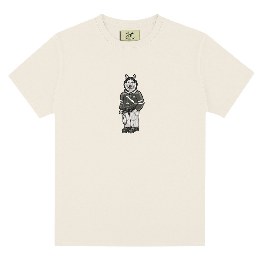 
                      
                        Northeastern Camera Embroidered Tee
                      
                    