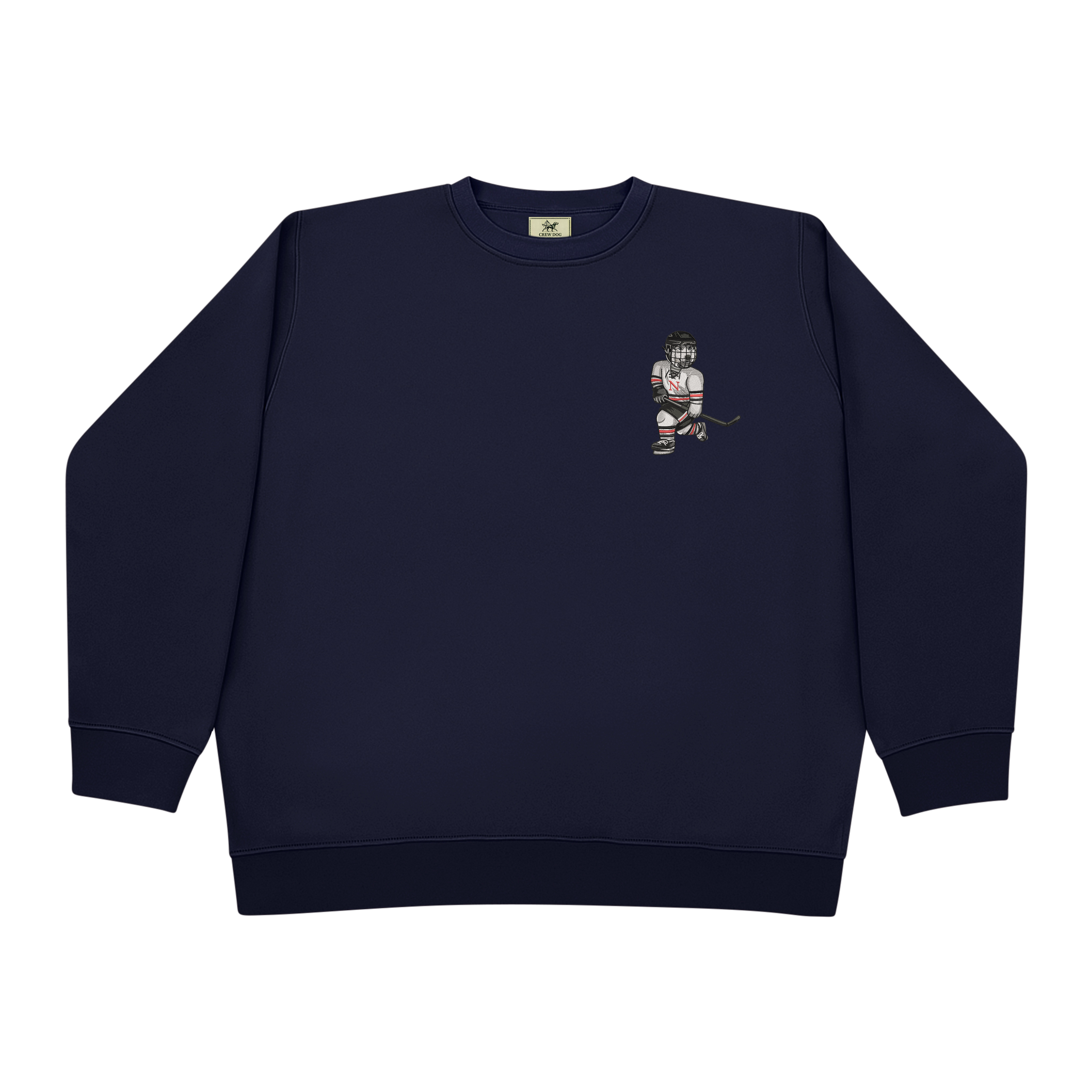 Northeastern Hockey Embroidered Crewneck – Crew Dog