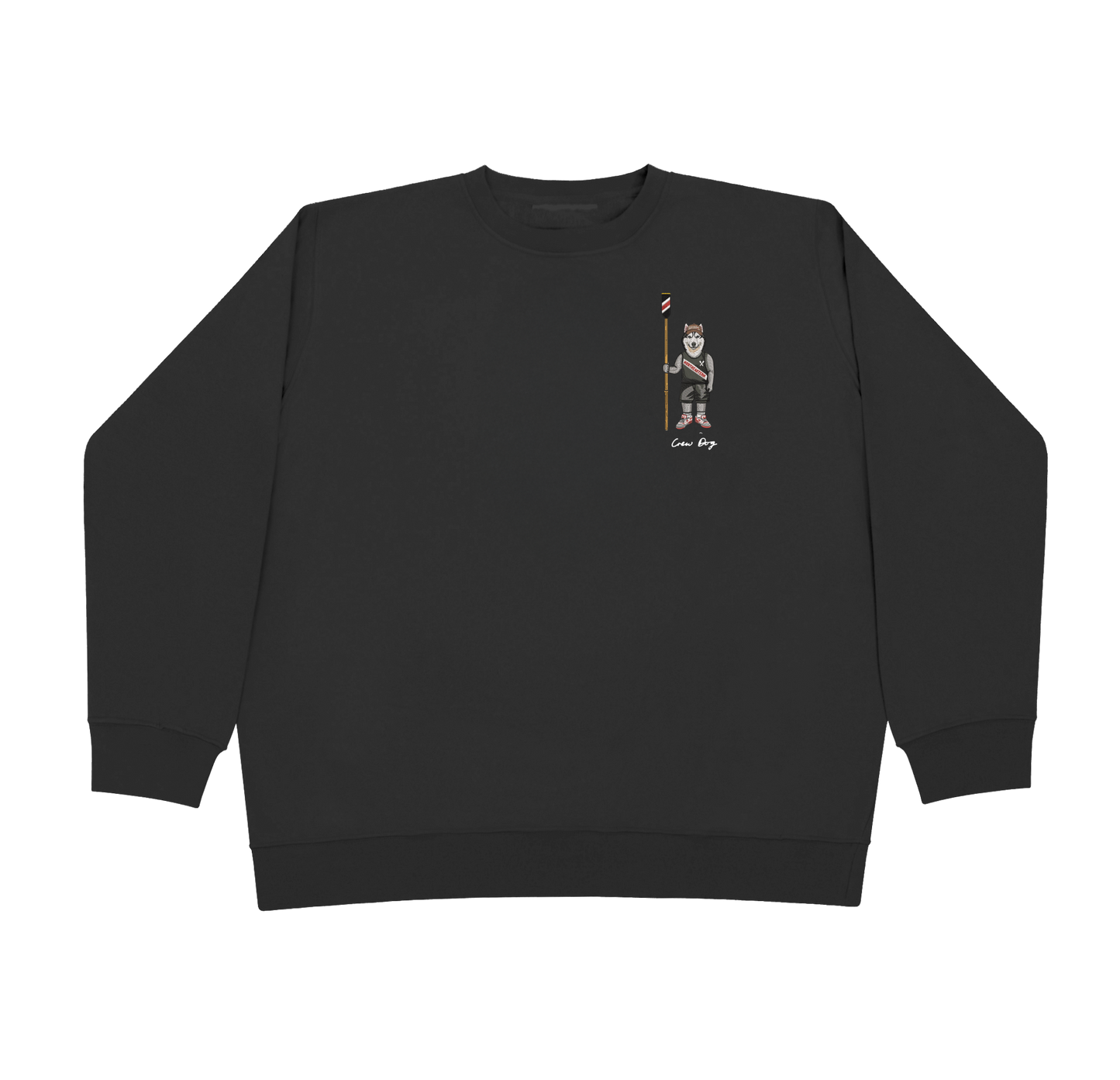 Embroidered Northeastern Rowing Crewneck