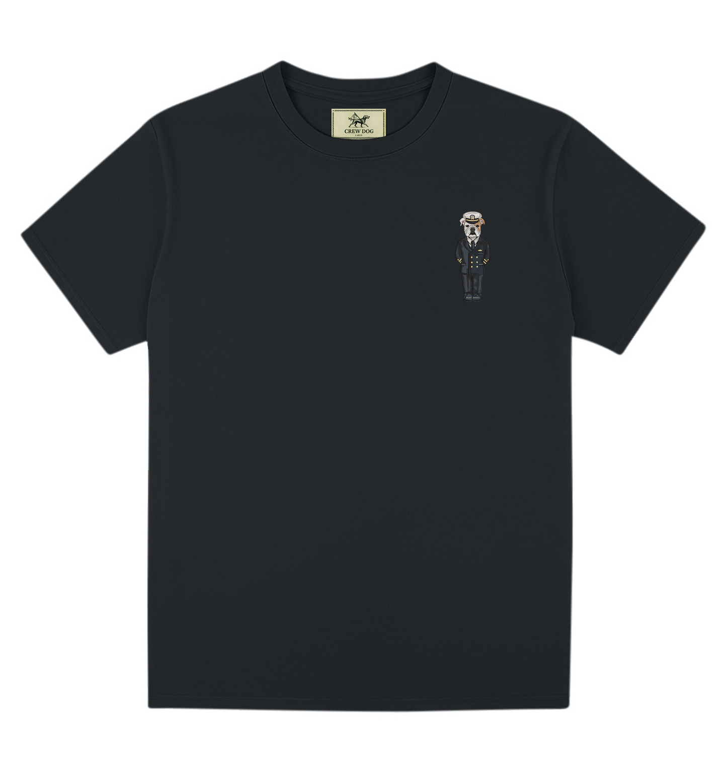Navy Service Blues Embroidered Tee