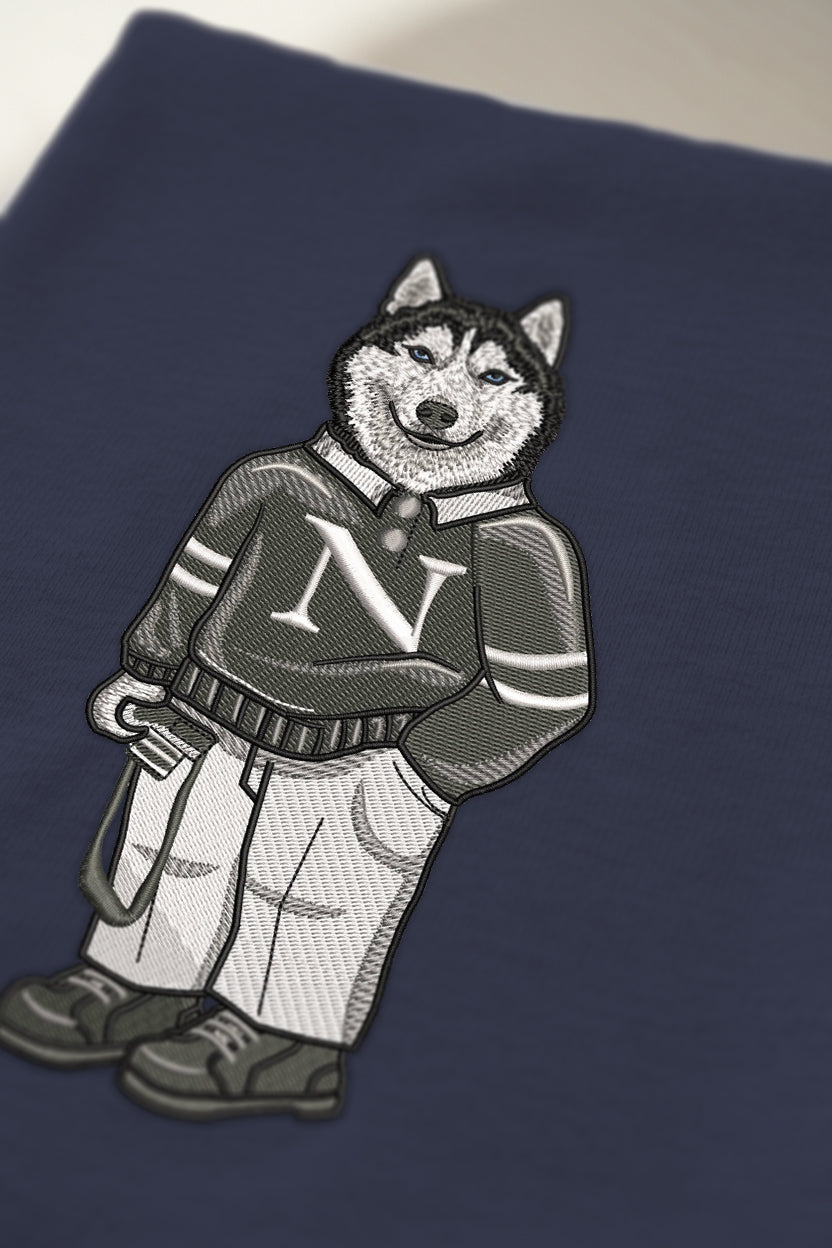 Northeastern Camera Embroidered Hoodie