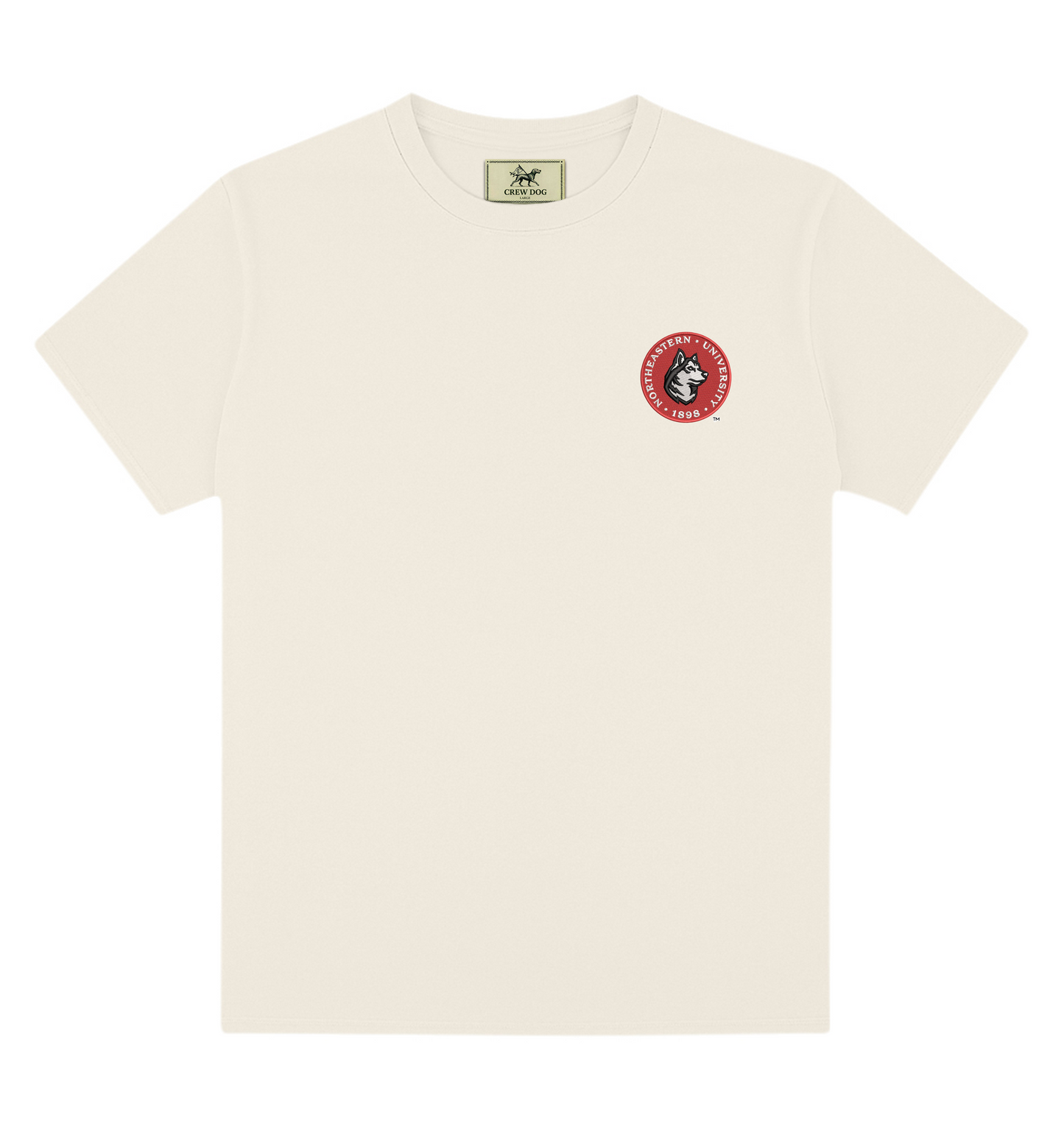 Northeastern Husky Red Seal Tee