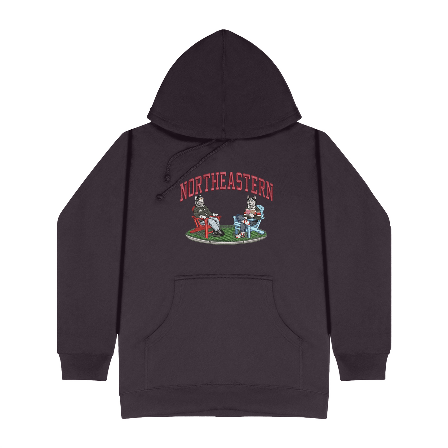 Northeastern Lawn Embroidered Hoodie