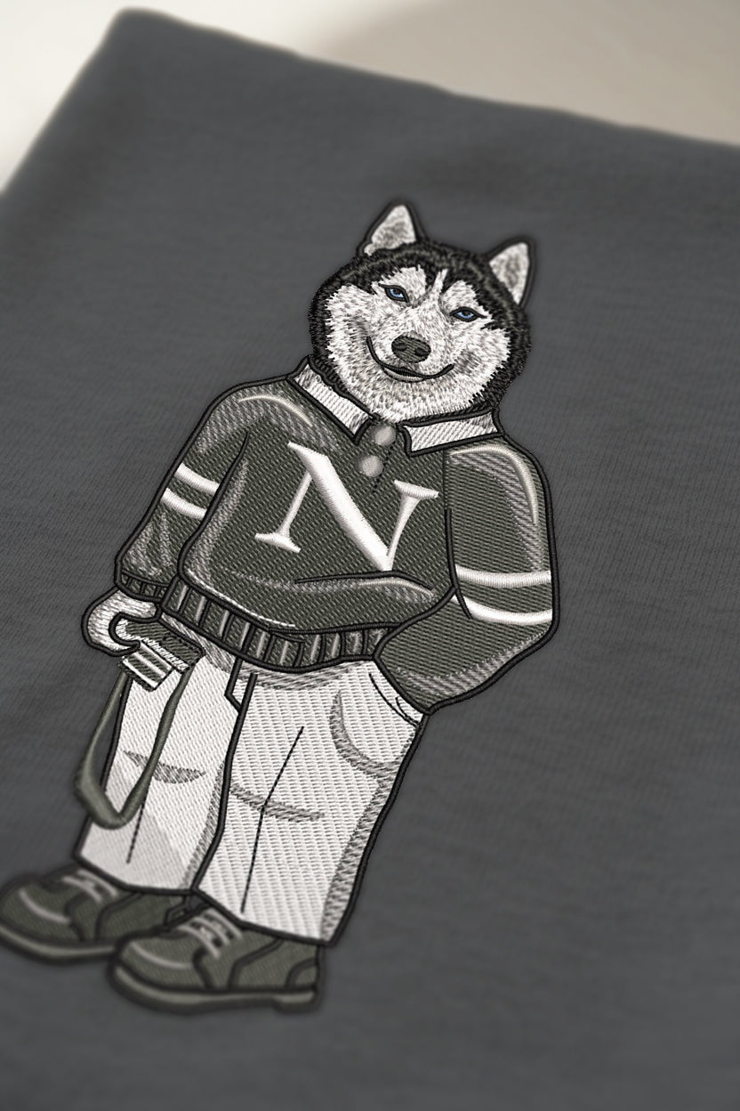 Northeastern Camera Embroidered Tee