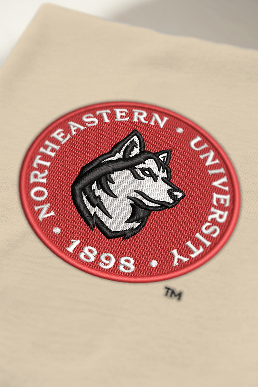 Northeastern Husky Red Seal Tee