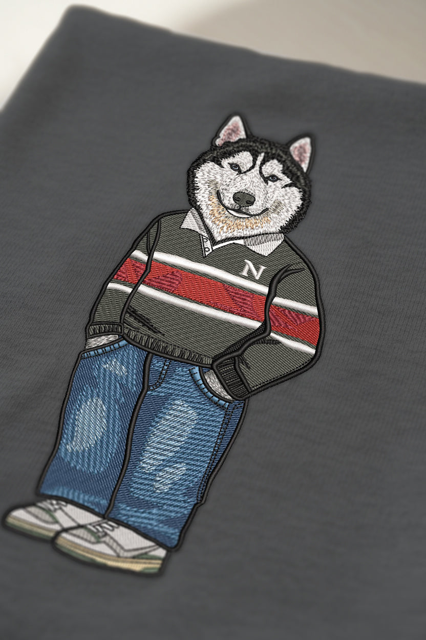 Northeastern Original Embroidered Crewneck