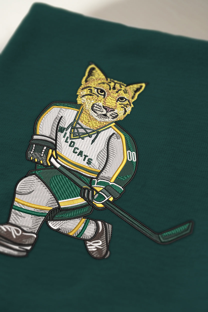 NMU Hockey Embroidered Crewneck