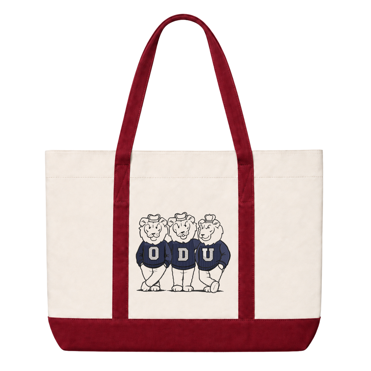 ODU Vintage Embroidered Tote Bag