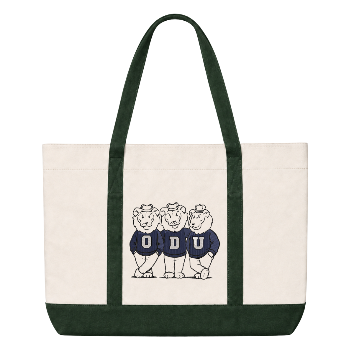 ODU Vintage Embroidered Tote Bag