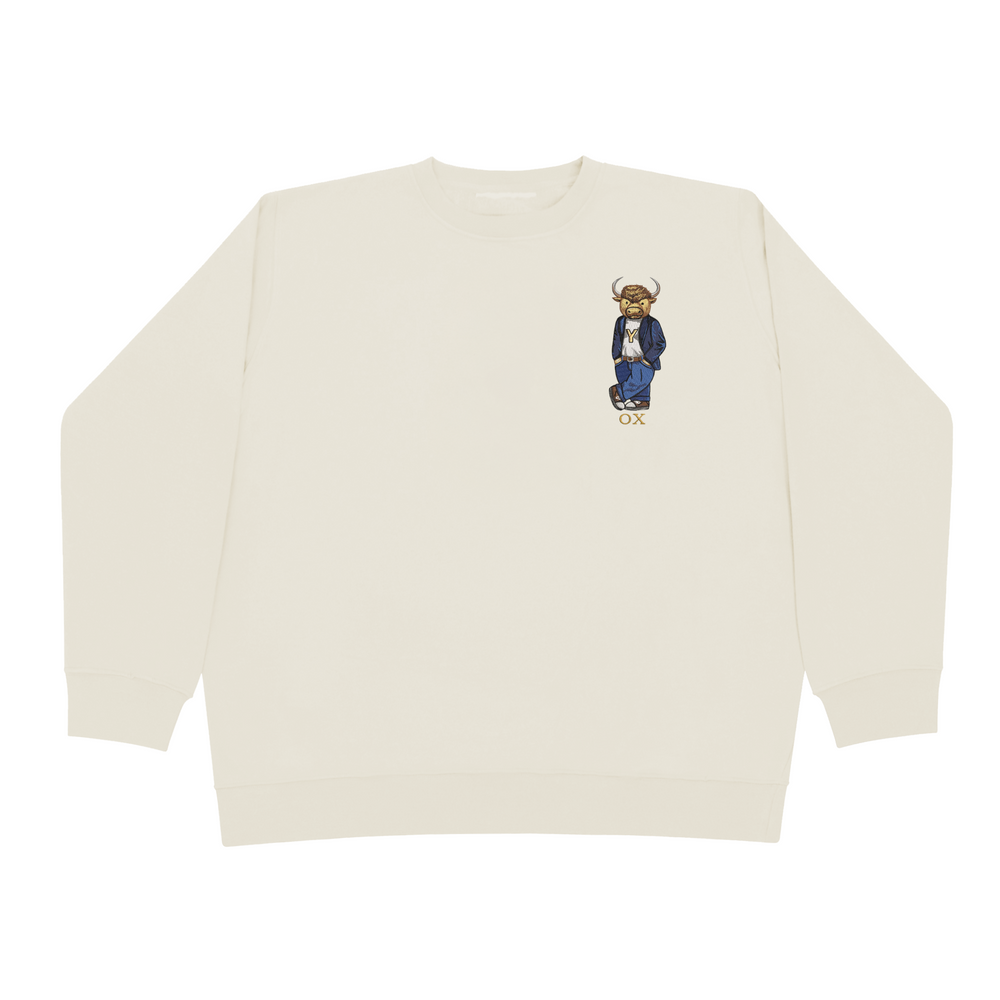 
                      
                        Embroidered Yale OX Crewneck
                      
                    