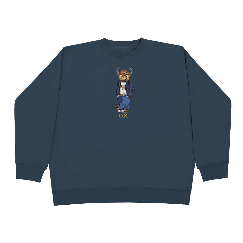 
                      
                        Embroidered Yale OX Crewneck
                      
                    