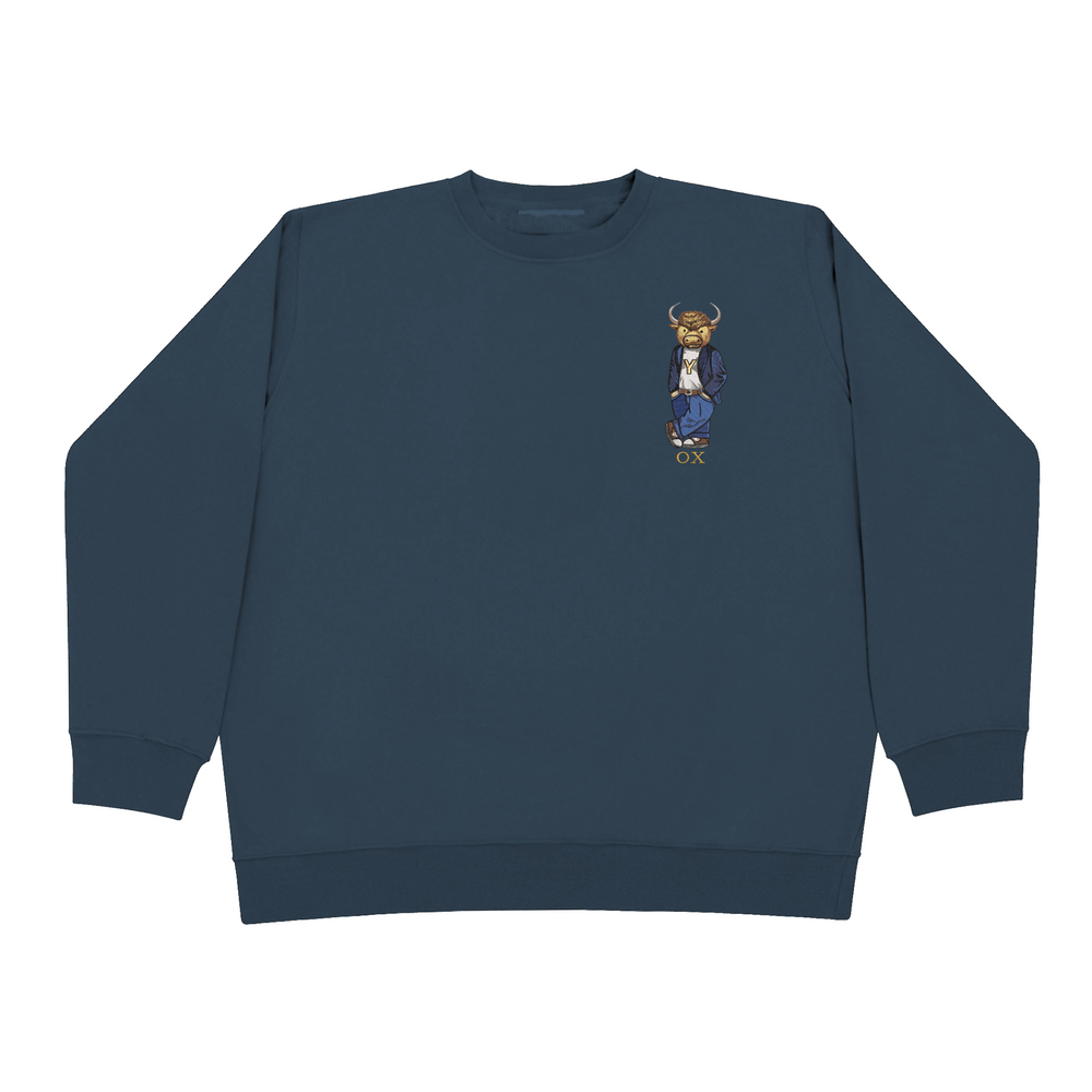 
                      
                        Embroidered Yale OX Crewneck
                      
                    