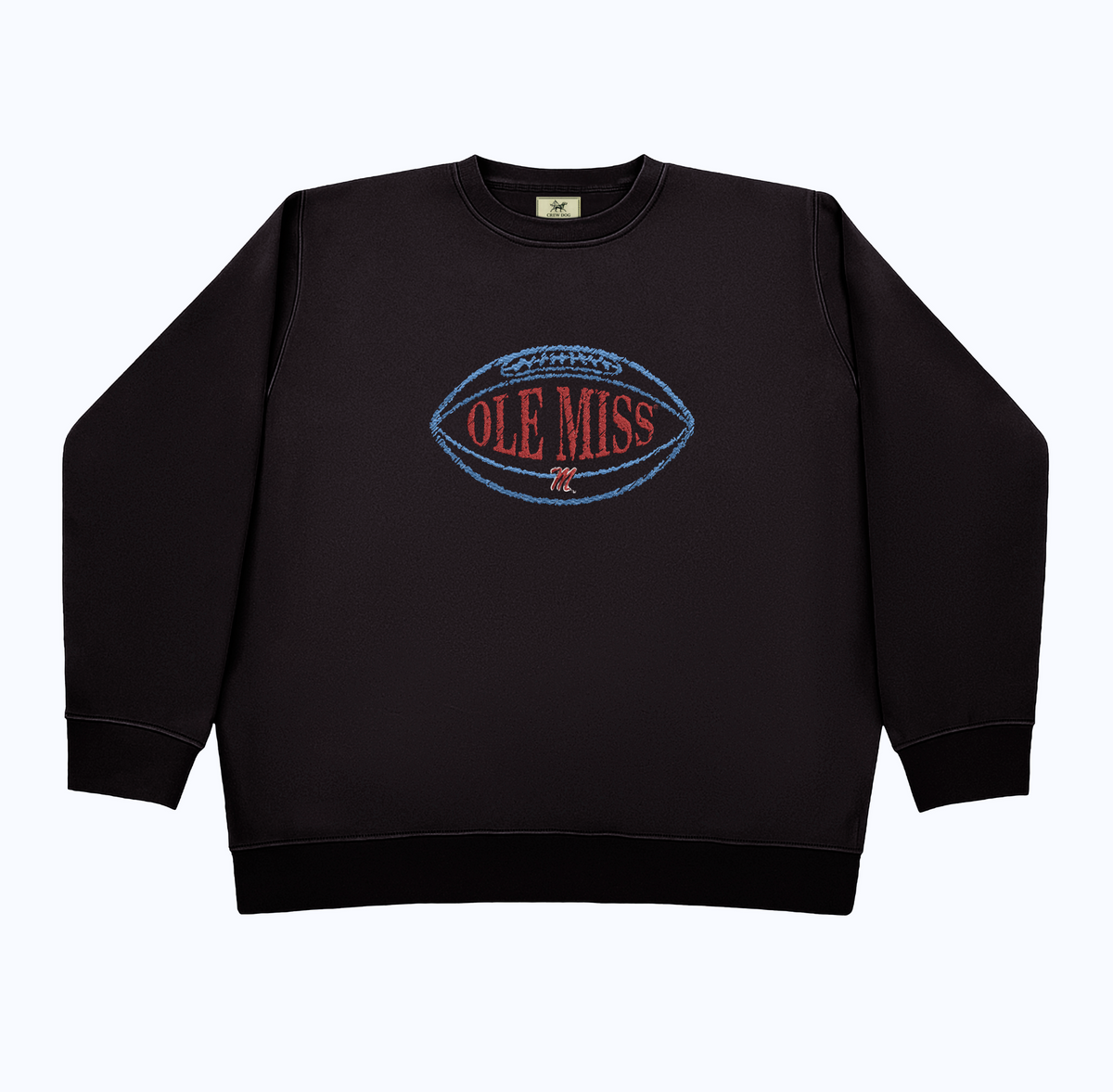Ole Miss Heritage Embroidered Crewneck