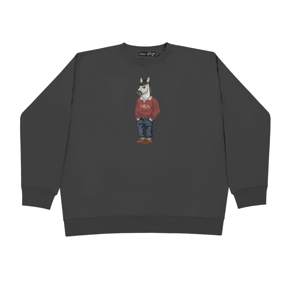 ΠΚΑ Horse Original Embroidered Crewneck