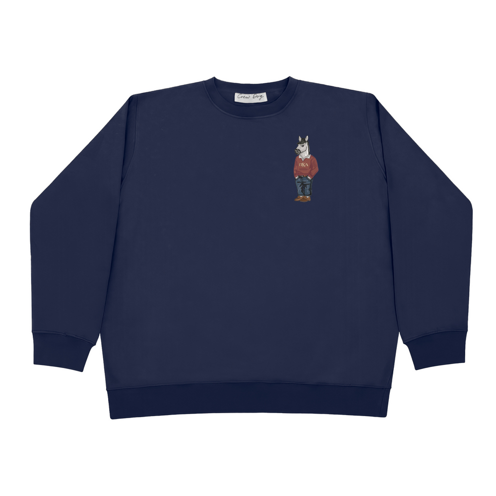 
                      
                        ΠΚΑ Horse Original Embroidered Crewneck
                      
                    