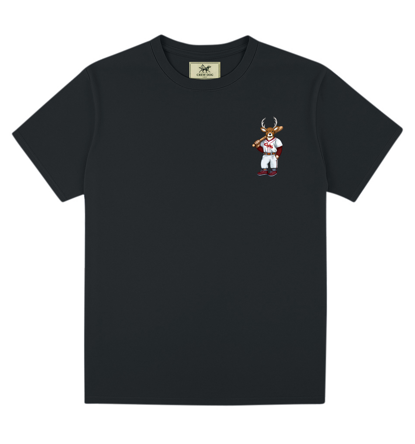 CMS Baseball Stags Screen-printed Tee
