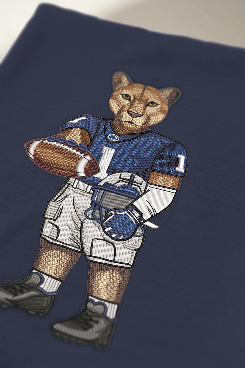 Penn State Football Embroidered Tee
