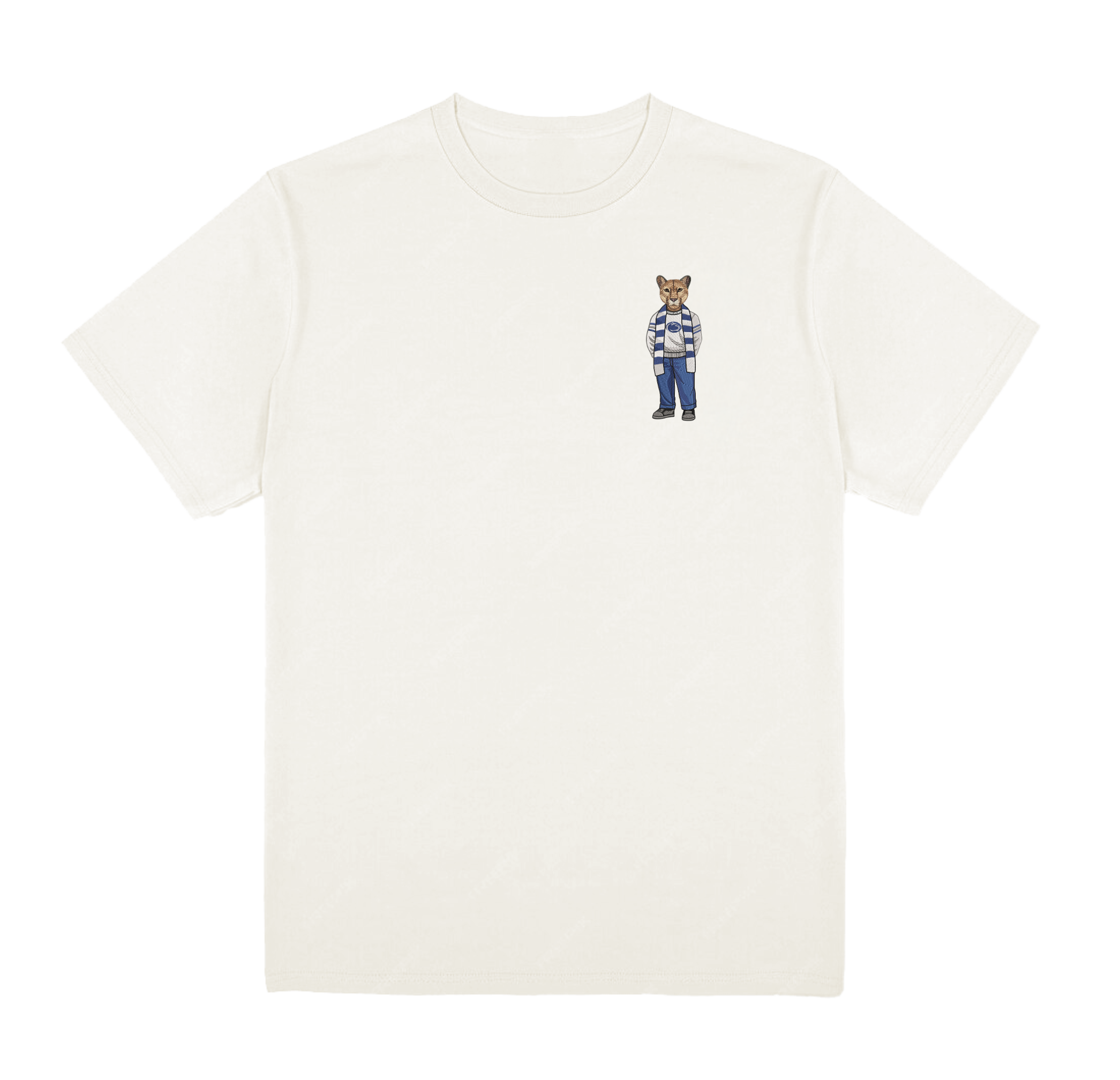 Penn State Logo Embroidered Tee – Crew Dog
