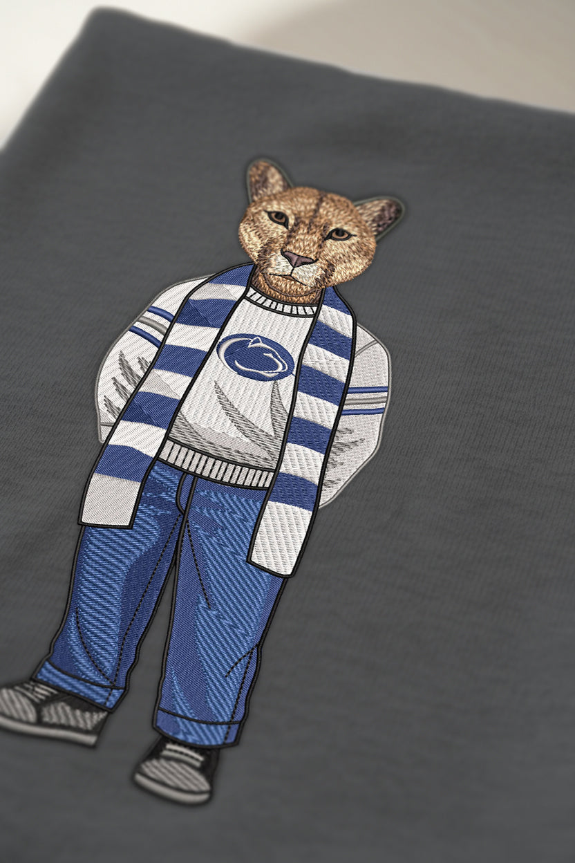 Penn State Logo Embroidered Crewneck