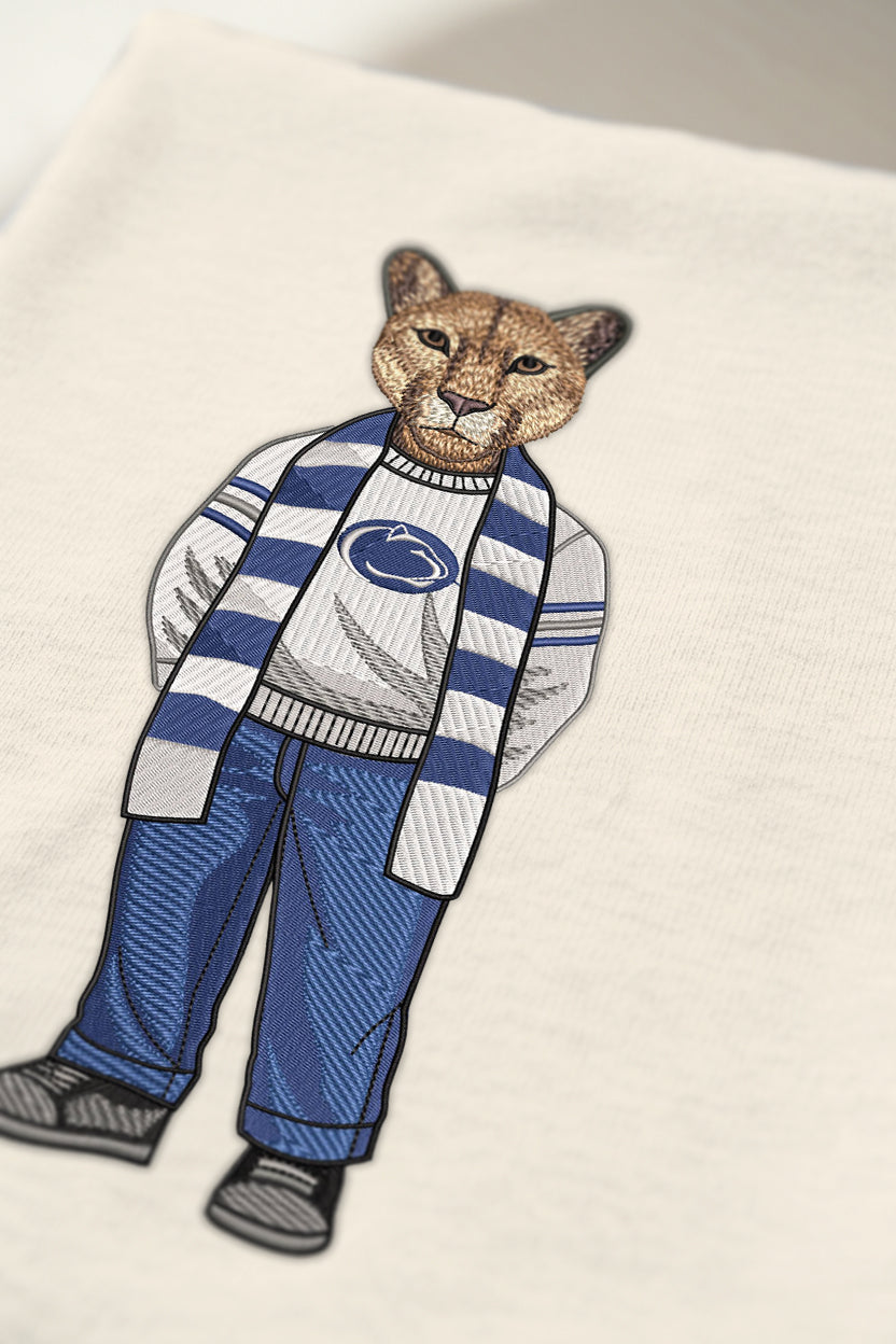Penn State Logo Embroidered Tee