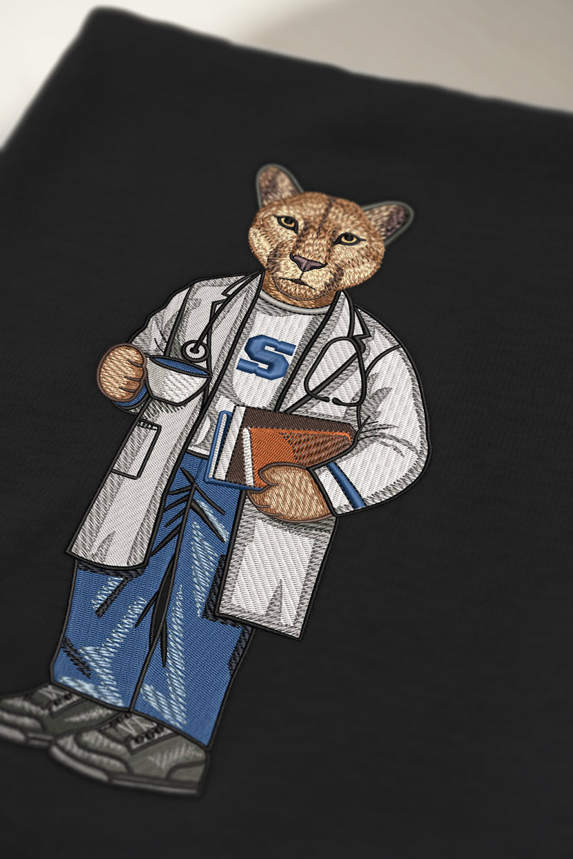 Penn State Med Embroidered Crewneck