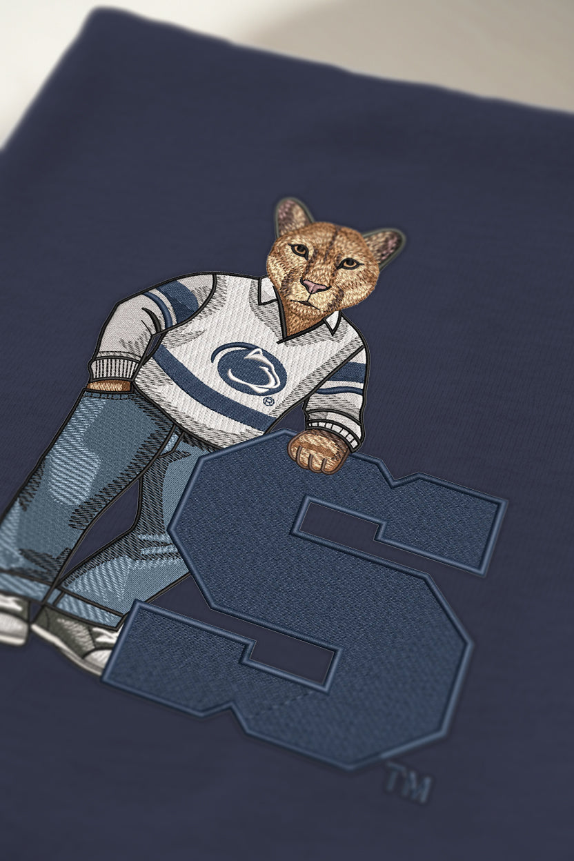 Penn State Letter Embroidered Tee