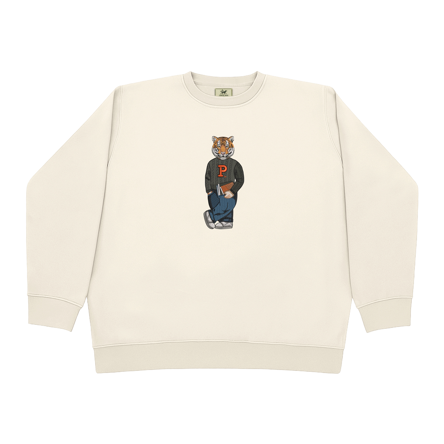 Princeton Books Embroidered Crewneck