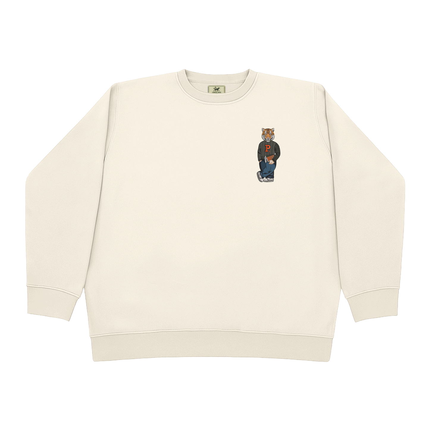 Princeton Books Embroidered Crewneck