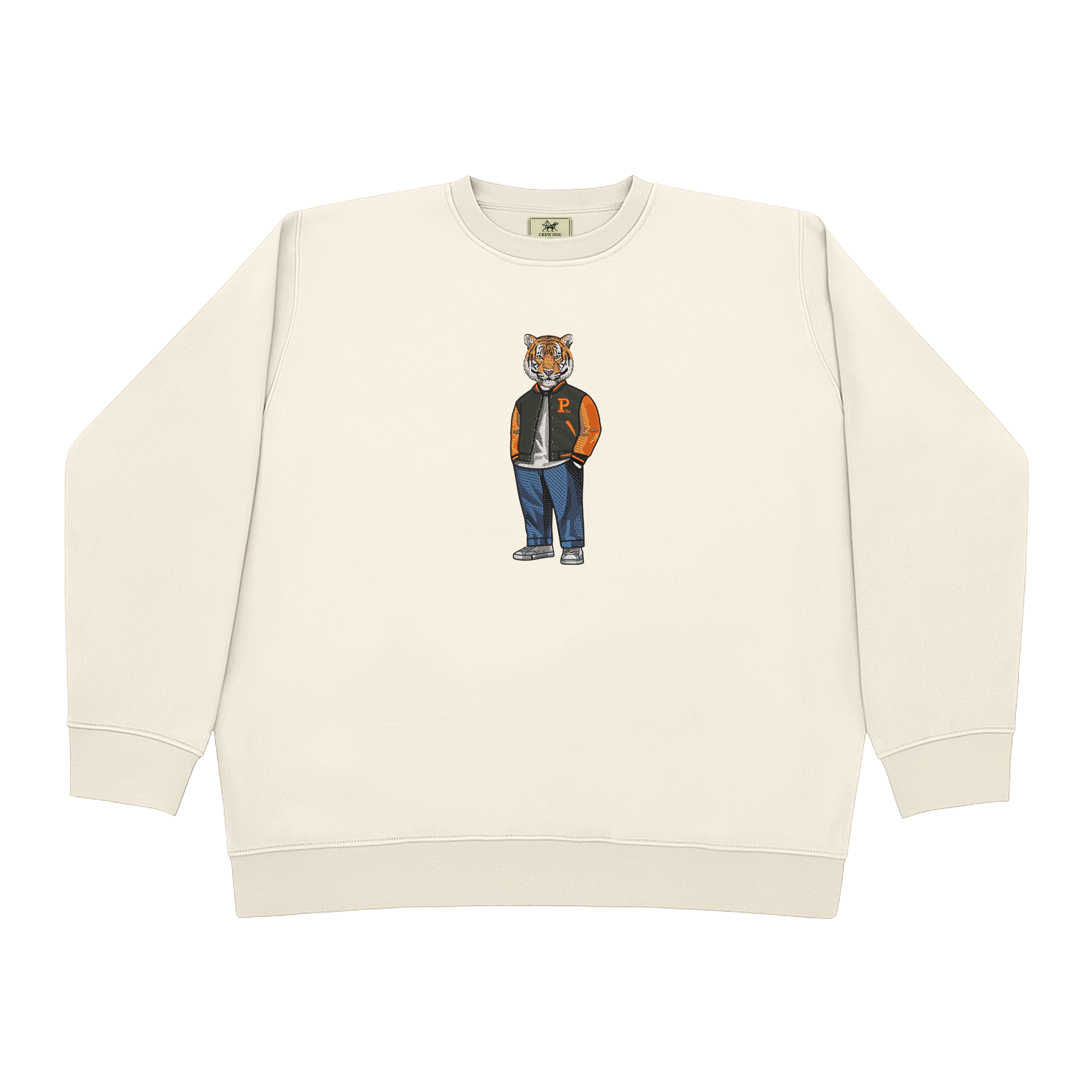 Princeton Varsity Jacket Embroidered Crewneck – Crew Dog