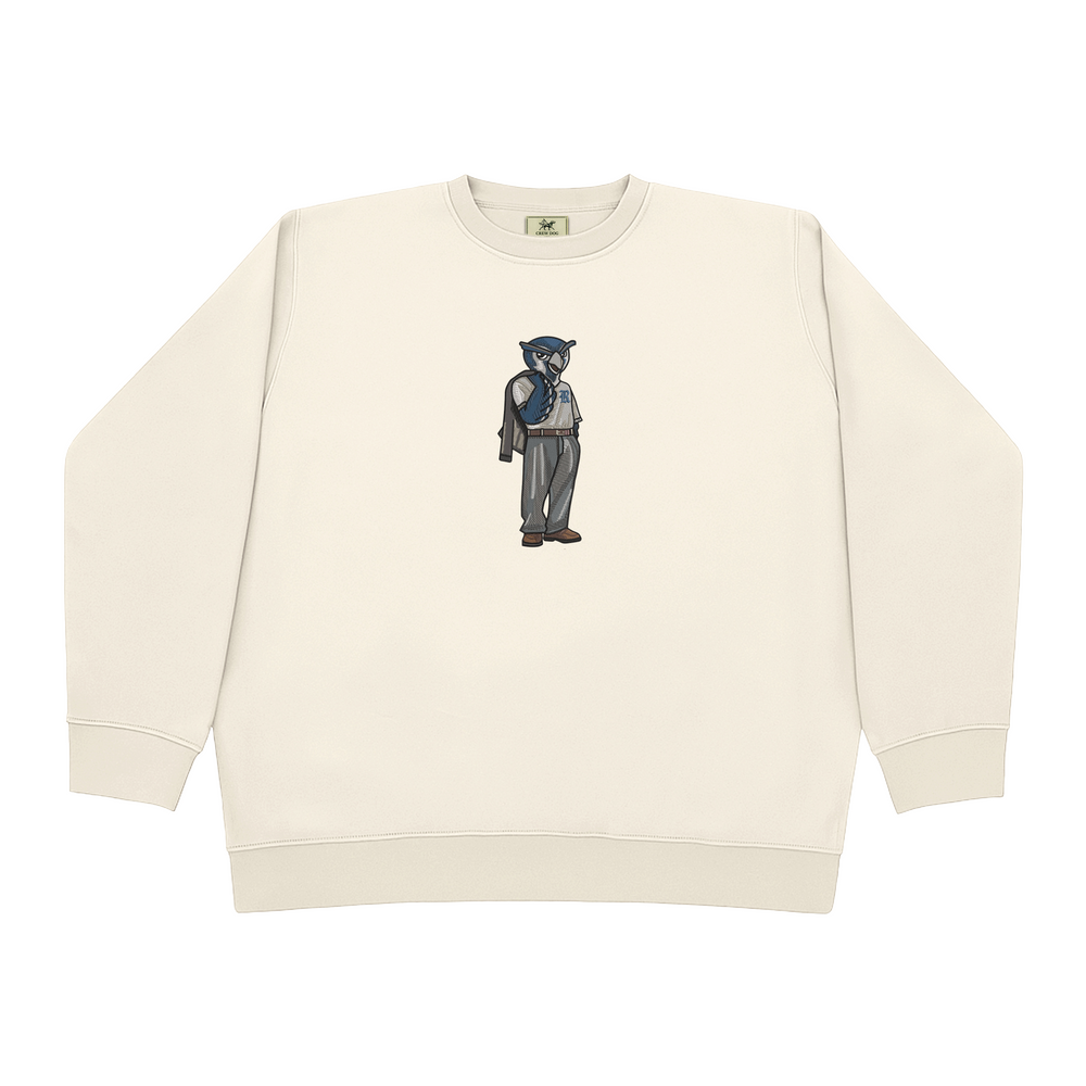 Rice Original Embroidered Crewneck