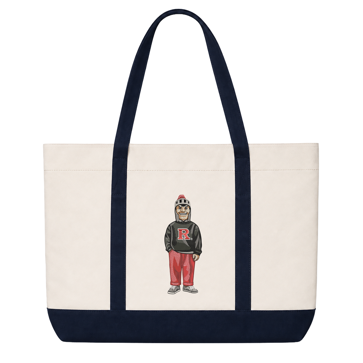 Rutgers Embroidered Tote Bag