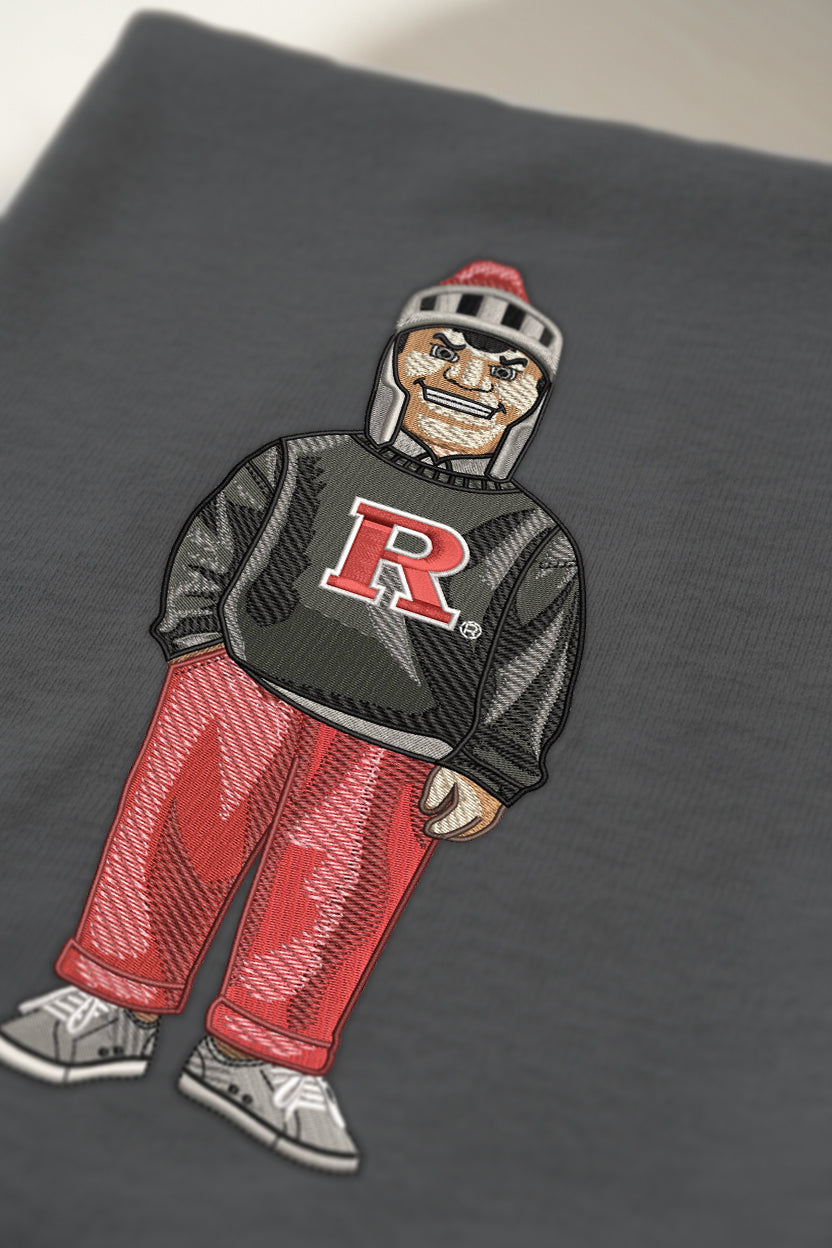 Rutgers Embroidered Crewneck