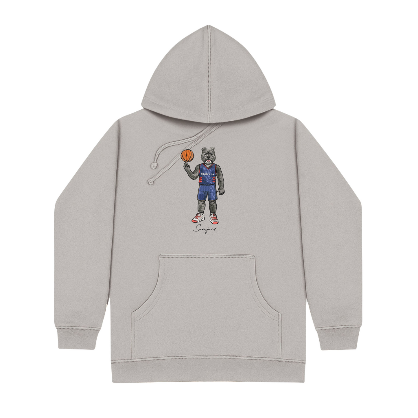 Samford Basketball Embroidered Hoodie