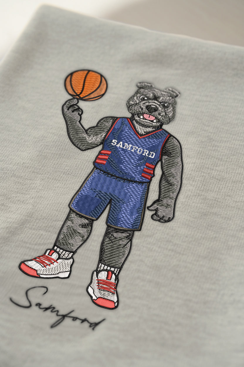 Samford Basketball Embroidered Hoodie