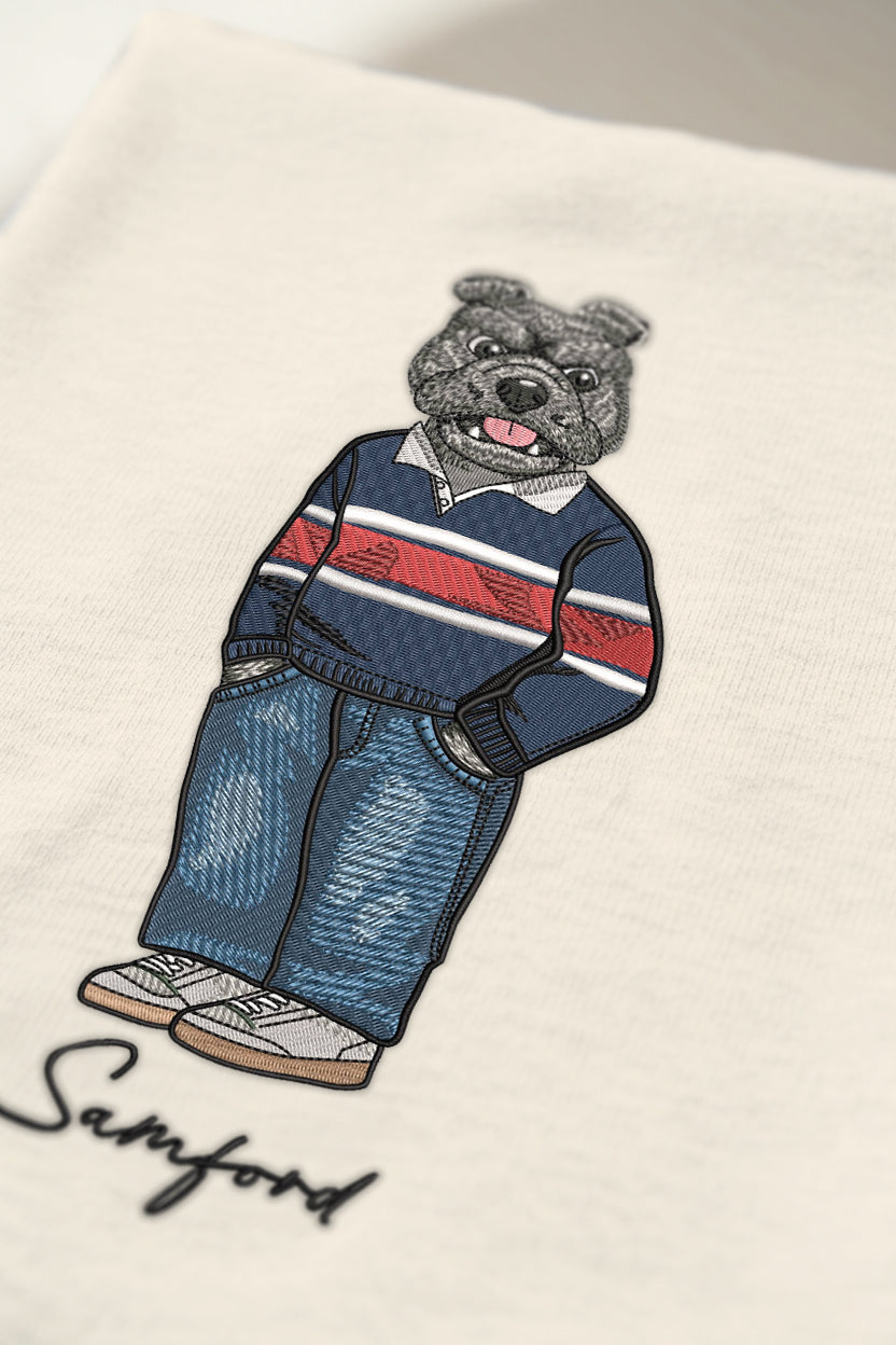 Samford Original Embroidered Tee