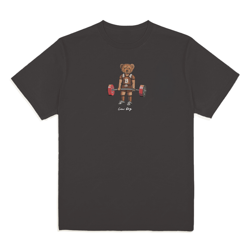 Brown Deadlifting Tee