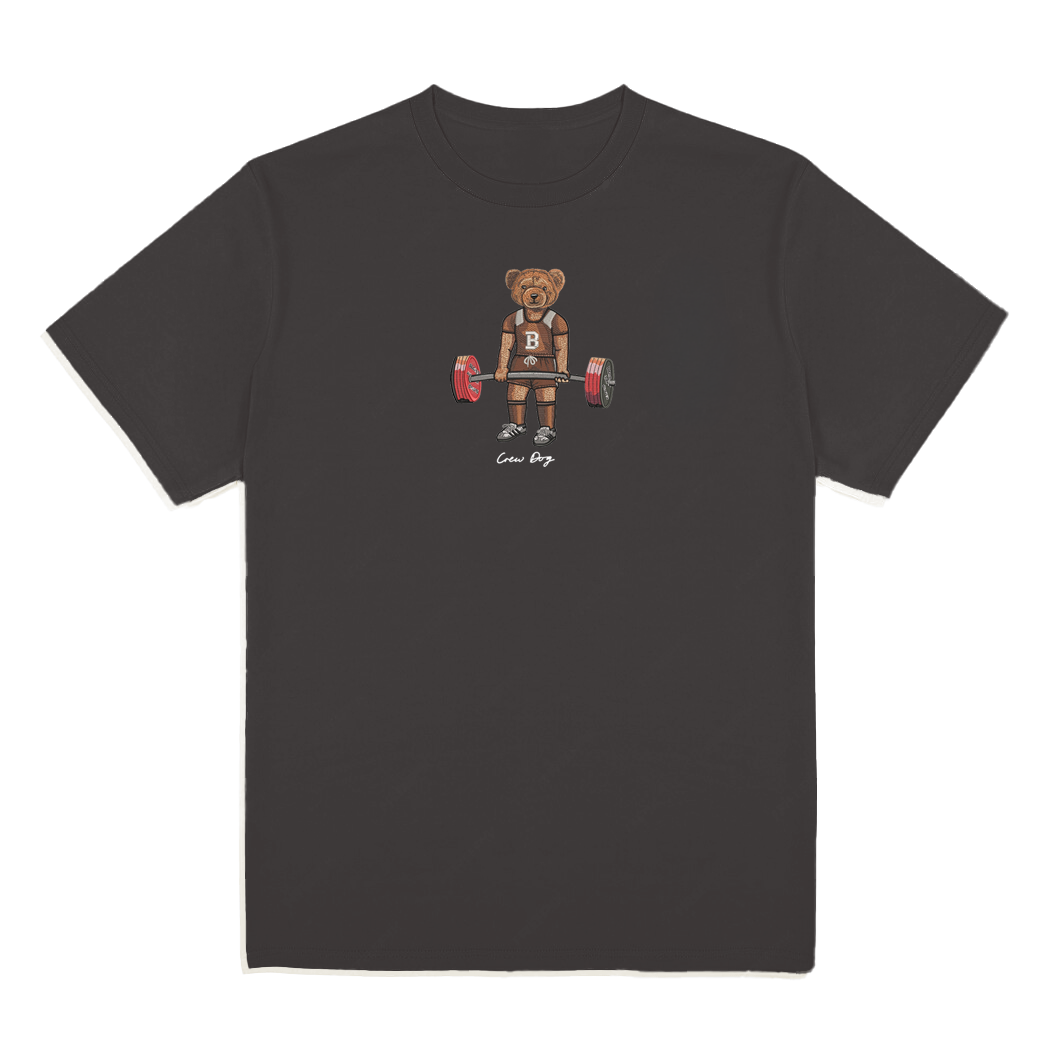 Brown Deadlifting Tee