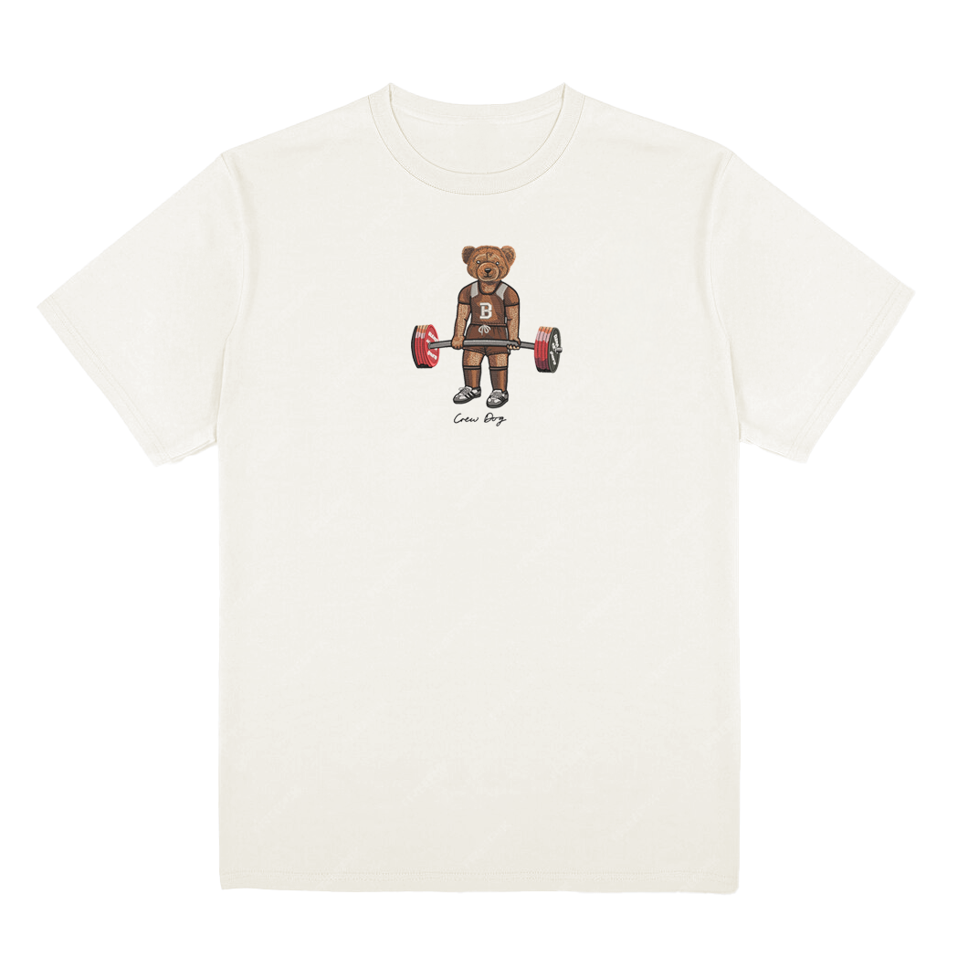 Brown Deadlifting Tee