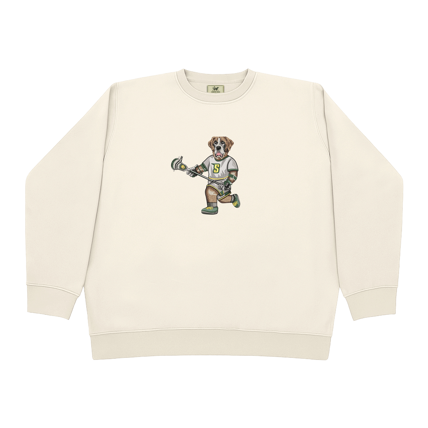 Siena Lacrosse Embroidered Crewneck