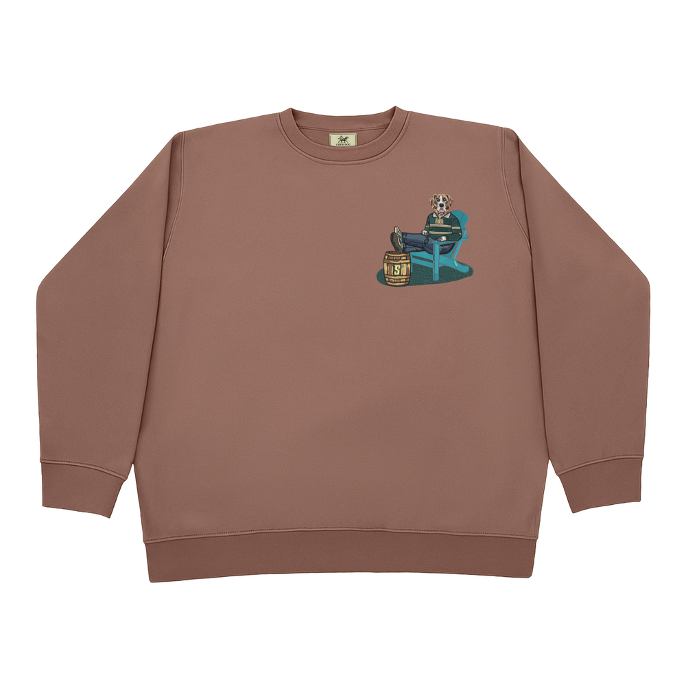 
                      
                        Siena Lounging Embroidered Crewneck
                      
                    