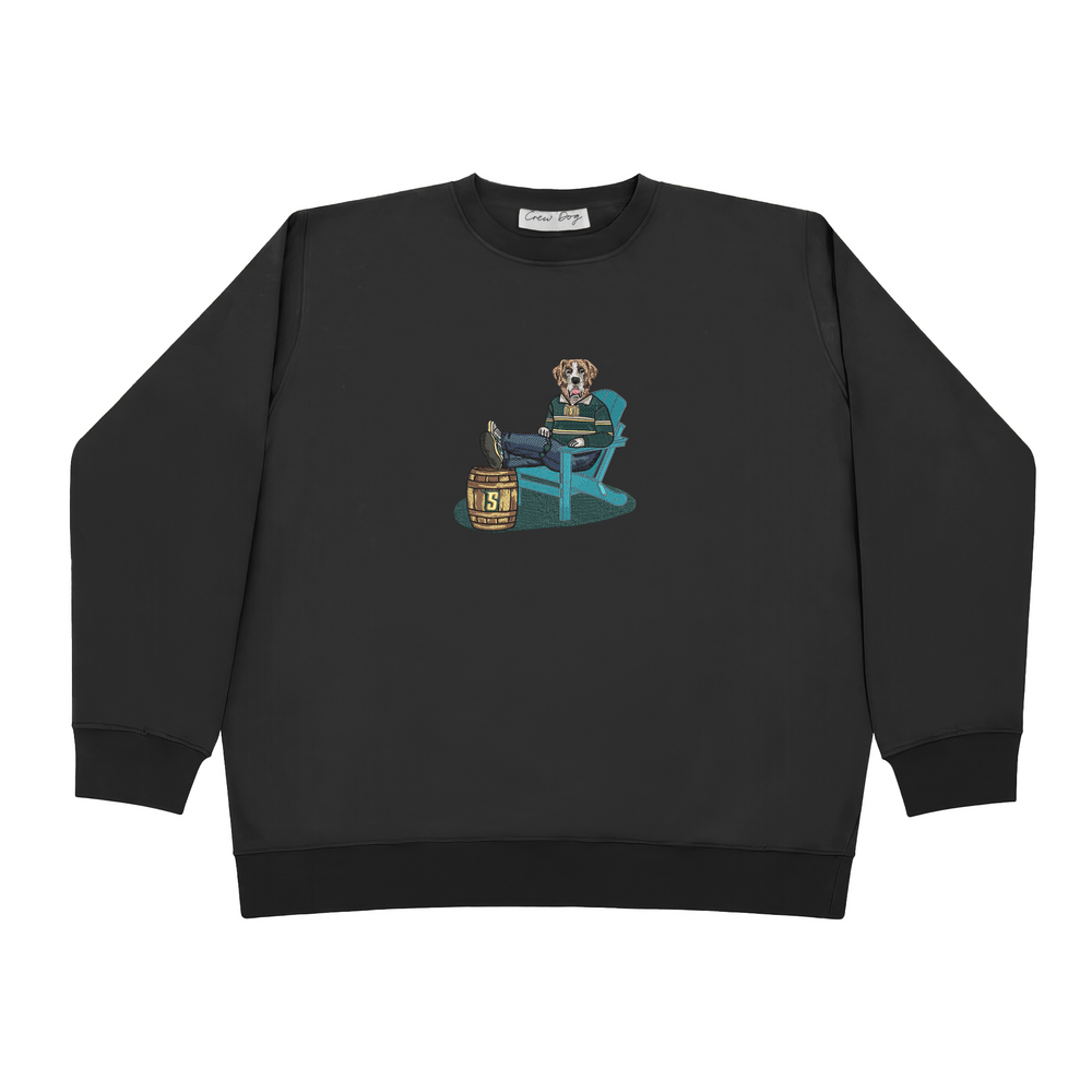 
                      
                        Siena Lounging Embroidered Crewneck
                      
                    