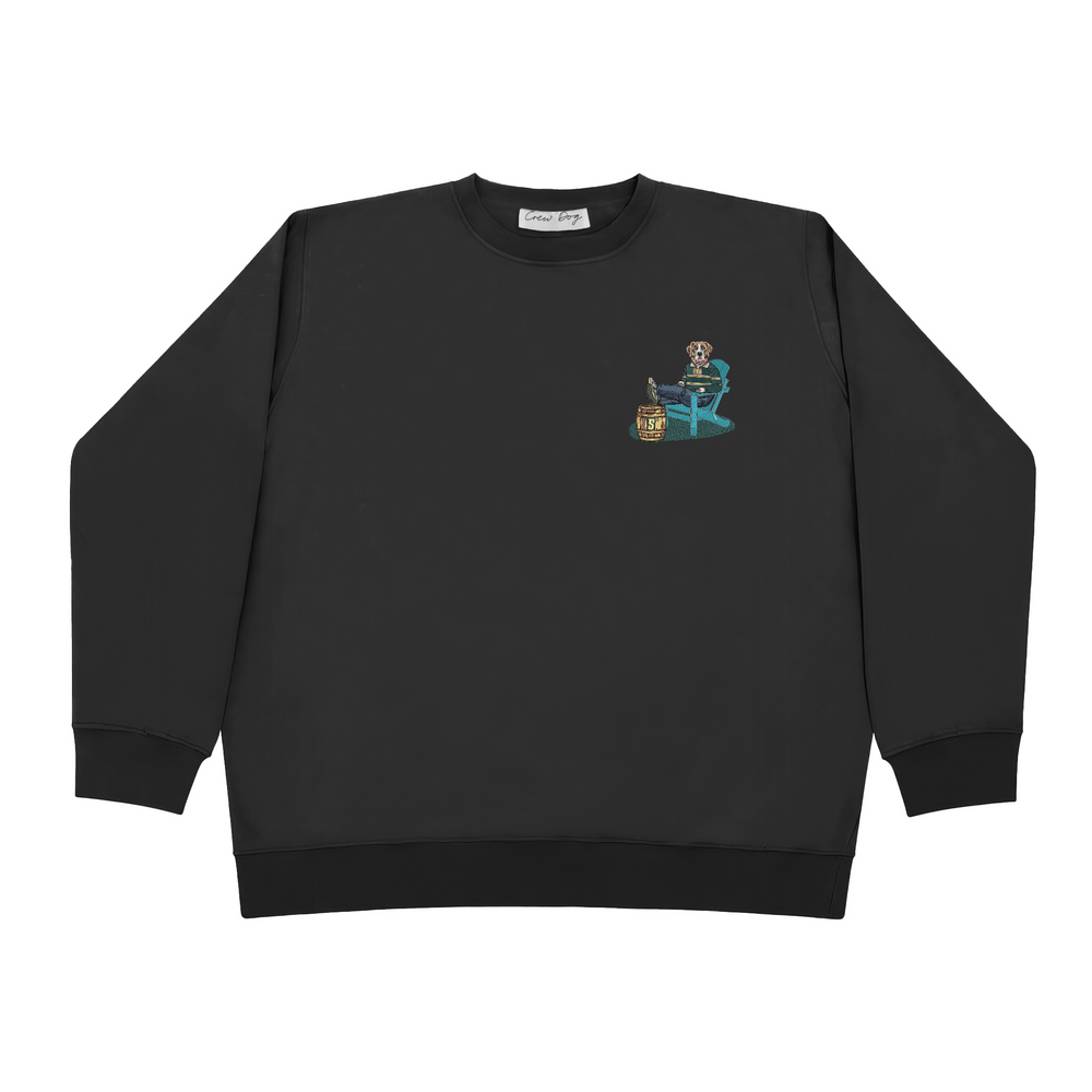 
                      
                        Siena Lounging Embroidered Crewneck
                      
                    