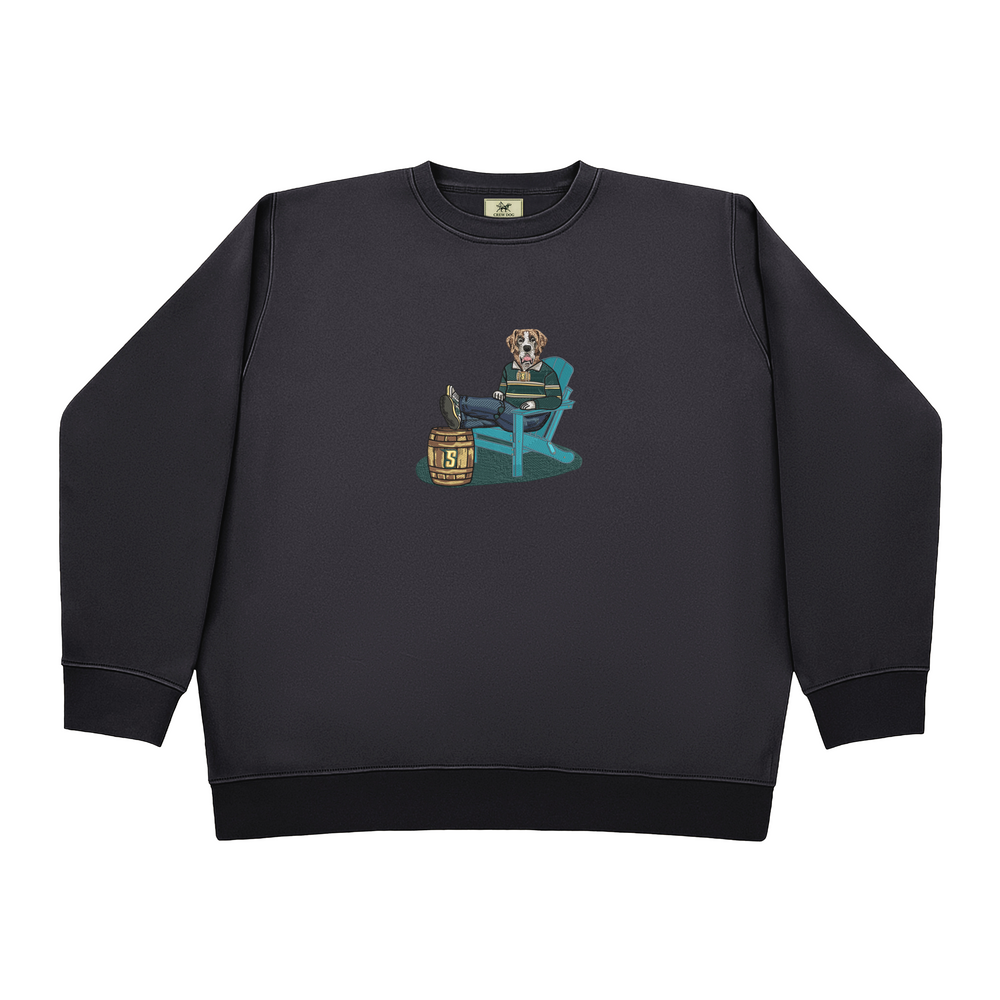 Siena Lounging Embroidered Crewneck