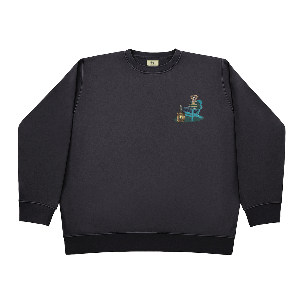 
                      
                        Siena Lounging Embroidered Crewneck
                      
                    