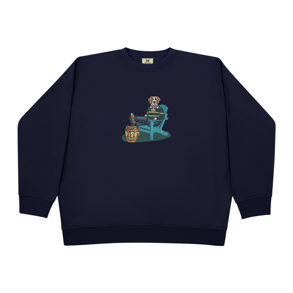 
                      
                        Siena Lounging Embroidered Crewneck
                      
                    