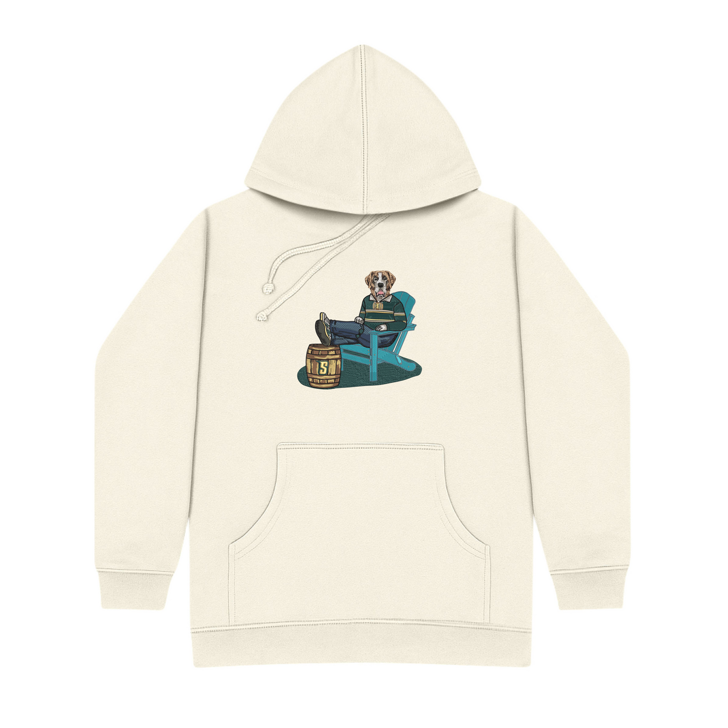 Siena Lounging Embroidered Hoodie