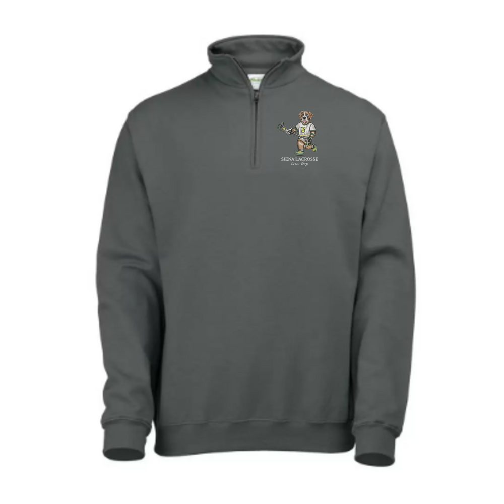 
                      
                        Siena Men's Lacrosse Quarter-Zip Crewneck
                      
                    